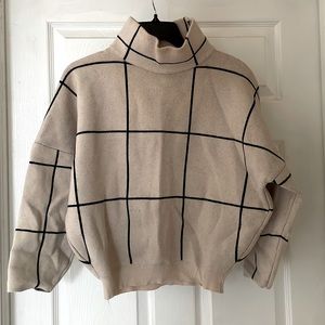 Windowpane Sweater